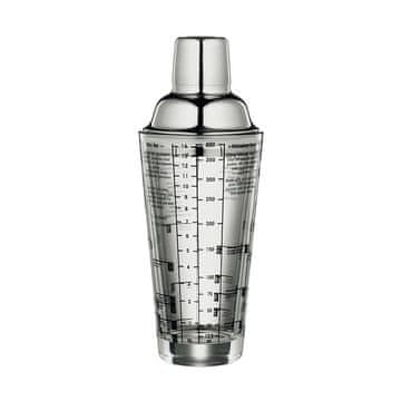 Cilio Shaker s receptima, staklo/nehrđajući čelik 0,4 L