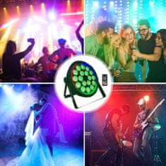 4M HEX PAR prstenasti reflektor s efektom scenske rasvjete DMX