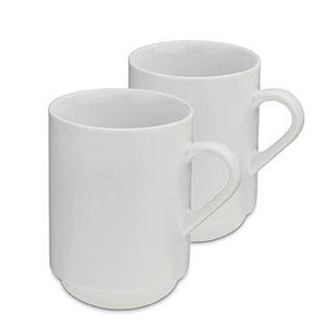 Kela Šalice, 2 kom., keramičke, 0,3 l, promjer 7,5 x 11 cm, bijele /