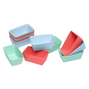 LURCH 12 Flexiform kalupa za brownieje, 8x4,5x3 cm, raznih pastelnih boja