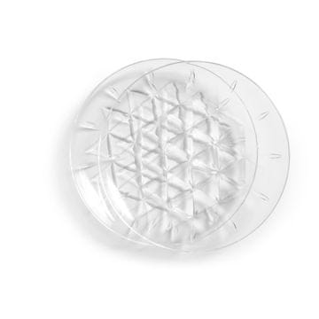 Sagaform set tanjura za piknik, 2 komada, prozirni akril, promjer 26 cm