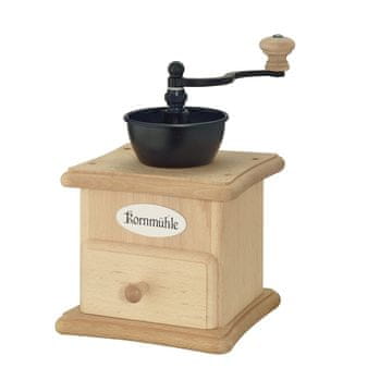 Zassenhaus Mlin za žito Kornmühle, 16,5x13x23 cm, prirodni
