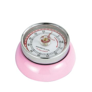 Zassenhaus Mehanički timer Speed, promjer 7x3 cm, roza