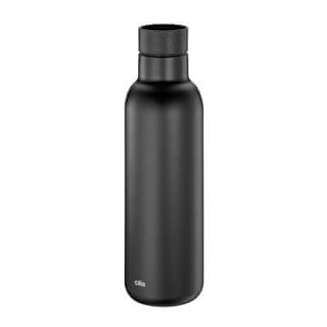 Cilio Deluxe termos boca, nehrđajući čelik, 0,45 l, promjer 7 x 23 cm, crna
