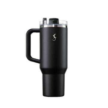 LURCH Big Cup termo šalica, nehrđajući čelik, 1,2 l, crna