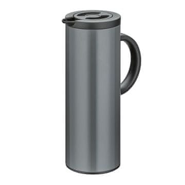 Cilio Firenze termos vrč, 1,0 l, promjer 11 x 30 cm, uložak od nehrđajućeg čelika/stakla, siva
