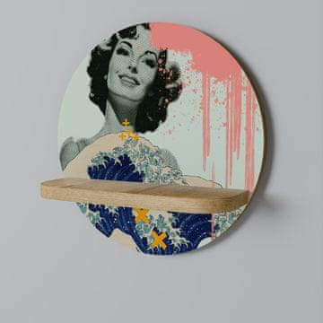 Okrugla polica KANAGAWA BEAUTY