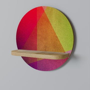 ŽIVAHNA GEOMETRIJA Okrugla polica