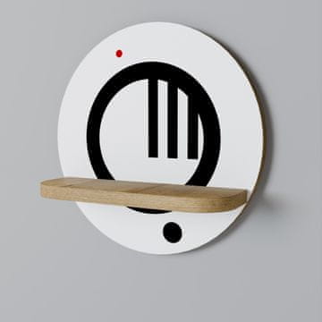Okrugla polica MINIMAL DOTS