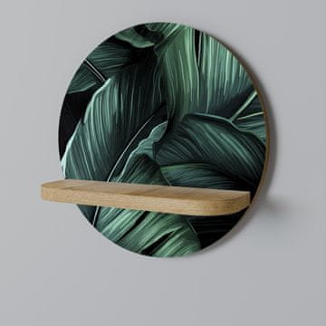 LEAFY ELEGANCE Okrugla polica