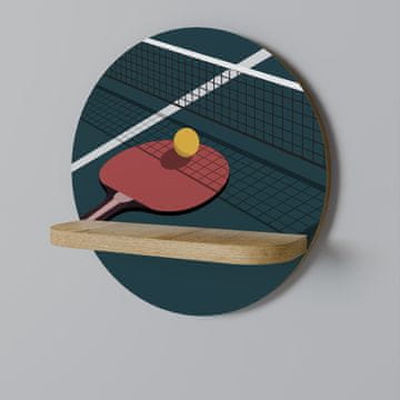 IGRA STING-PONG Okrugla polica
