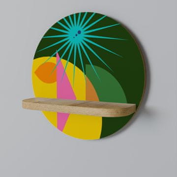 Okrugla polica RADIANT RAY