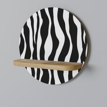 Okrugla polica ZEBRA ECHOES