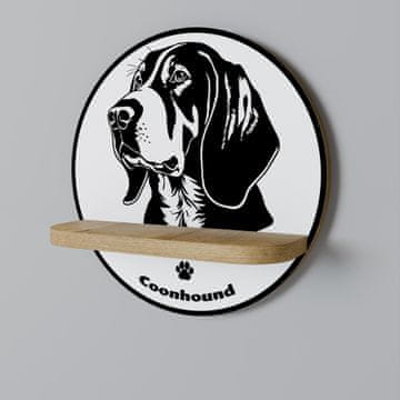 Okrugla polica za psa COONHOUND