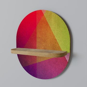 ŽIVAHNA GEOMETRIJA Ovalna polica
