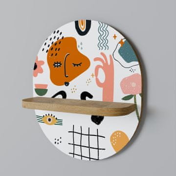 MATISSE WHIMSY Ovalna polica