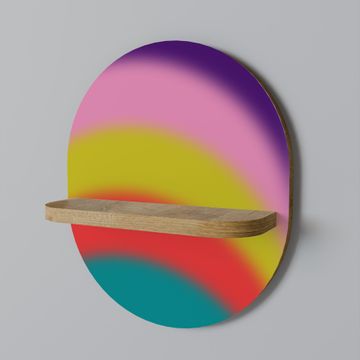 Ovalna polica RAINBOW TIME
