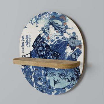 JAPANSKA ŽENA Ovalna polica