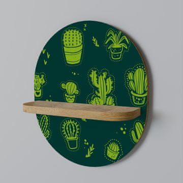 Ovalna polica DESERT GREEN