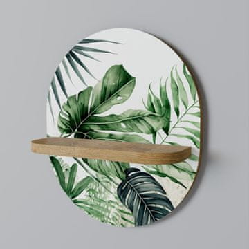 MONSTERA DREAM Ovalna polica