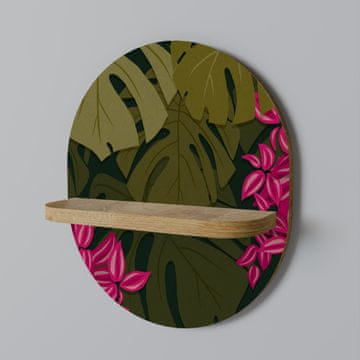 Ovalna polica TROPICAL BEAUTY