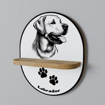 LABRADOR PAS Ovalna polica