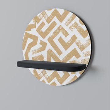 CLUSTER CRAFTS Okrugla polica crna