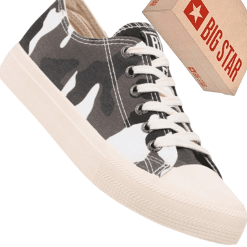 Big Star Tenisice Shoes JJ274237 - ženske maskirne cipele, ležerne s vezicama