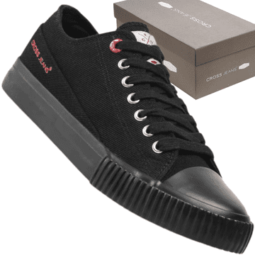 Muške tenisice Cross Jeans JJ1R4032C crne, elegantne, udobne, ležerne