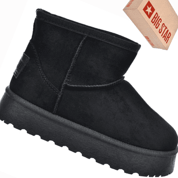 Big Star SS374018 - dječje zimske čizme za snijeg, izolirane, crne