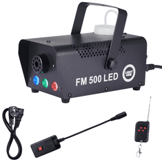 4M FM 500 LED V2 uređaj za maglu, bežični daljinski upravljač, žičani kontroler, svjetlosni efekt 500 W, 3x1 W RGB