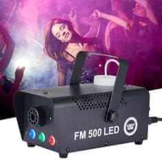 4M FM 500 LED V2 uređaj za maglu, bežični daljinski upravljač, žičani kontroler, svjetlosni efekt 500 W, 3x1 W RGB