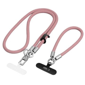 Tech-protect C10S Crossbody Strap uzica za mobitel, ružičasta