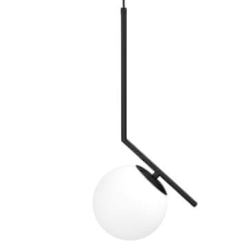 Crna SORENTO viseća lampa Crna SORENTO viseća lampa 15 cm