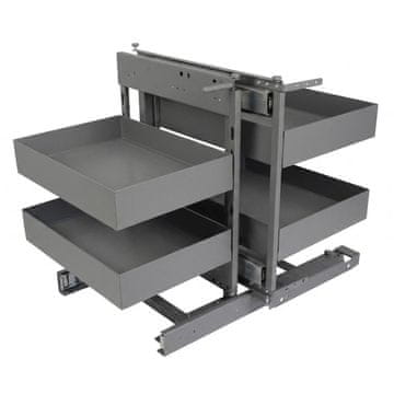 Košara za kuhinjski ormarić MAGIC CARGO Univerzalna antracit klizna 800mm Košara za kuhinjski ormarić MAGIC CARGO Univerzalna antracit klizna 800mm