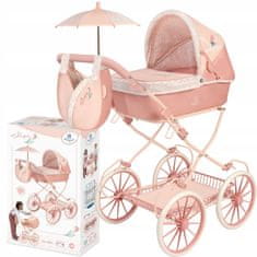 DeCuevas KOLICA ZA LUTKE s kišobranom Tulipe Toys 81074