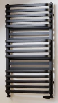 Plus Novi kupaonski radijator 934 x 530 mm mat crna stranica.