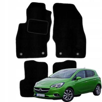Velur podne prostirke za Opel Corsa E 2014-2019 auto prostirke B