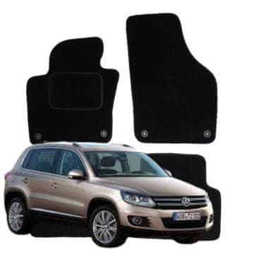 Velurne podne prostirke za Volkswagen Tiguan 1 2007-2016 brisači za automobil B