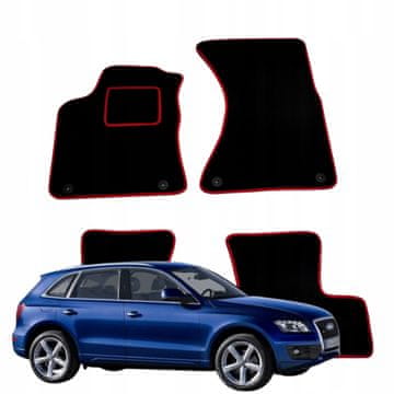 Velurne podne prostirke za Audi Q5 2008-2016 brisači za automobil R