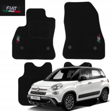 Velur prostirke za Fiat 500L od 2012. godine, brisači automobila s vezom B
