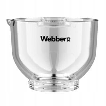 Webber Staklena posuda od 5 l za SM15 / SM16 multipraktik - originalna zamjenska posuda