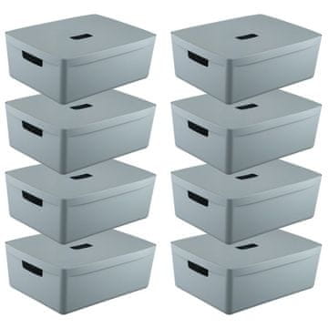 IDEA HOME IH FLEXISTORE POSUDA 19L 8 KOM TRAPER