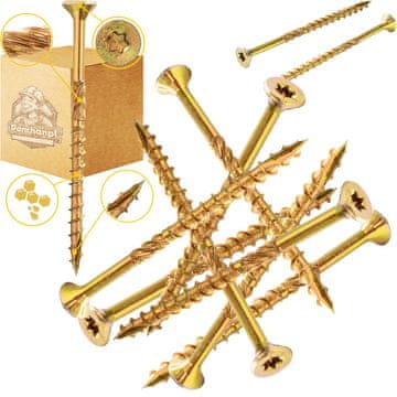 STOLARSKI VIJCI ZA DRVO TORX 5X60 TORX 250 KOM.