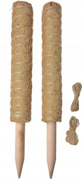 Nosač za biljke kokosa 40 cm + jutani konopac 20 m vinove loze