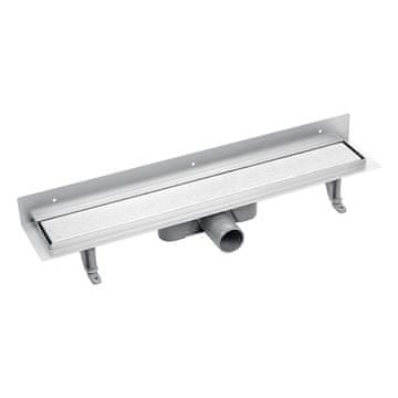 Laveo Linearni odvod 50 cm, zidni, od nehrđajućeg čelika