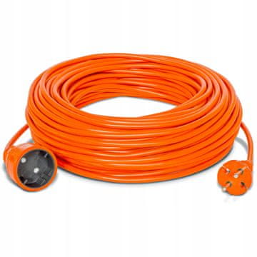 Mo vrtni produžni kabel 20 m 1 kom. utičnice narančaste