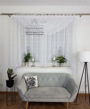Zavjesa s lambrekenom i gipjurom 400x180cm