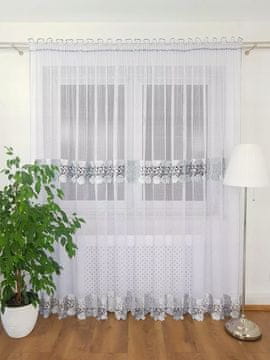 Duga firana s dvostrukom gipjúrom 400cm x 250cm