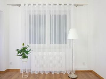 Gotova voile zavjesa s rupicama 400x250cm